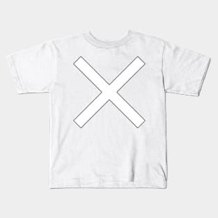 creative product letter x Kids T-Shirt